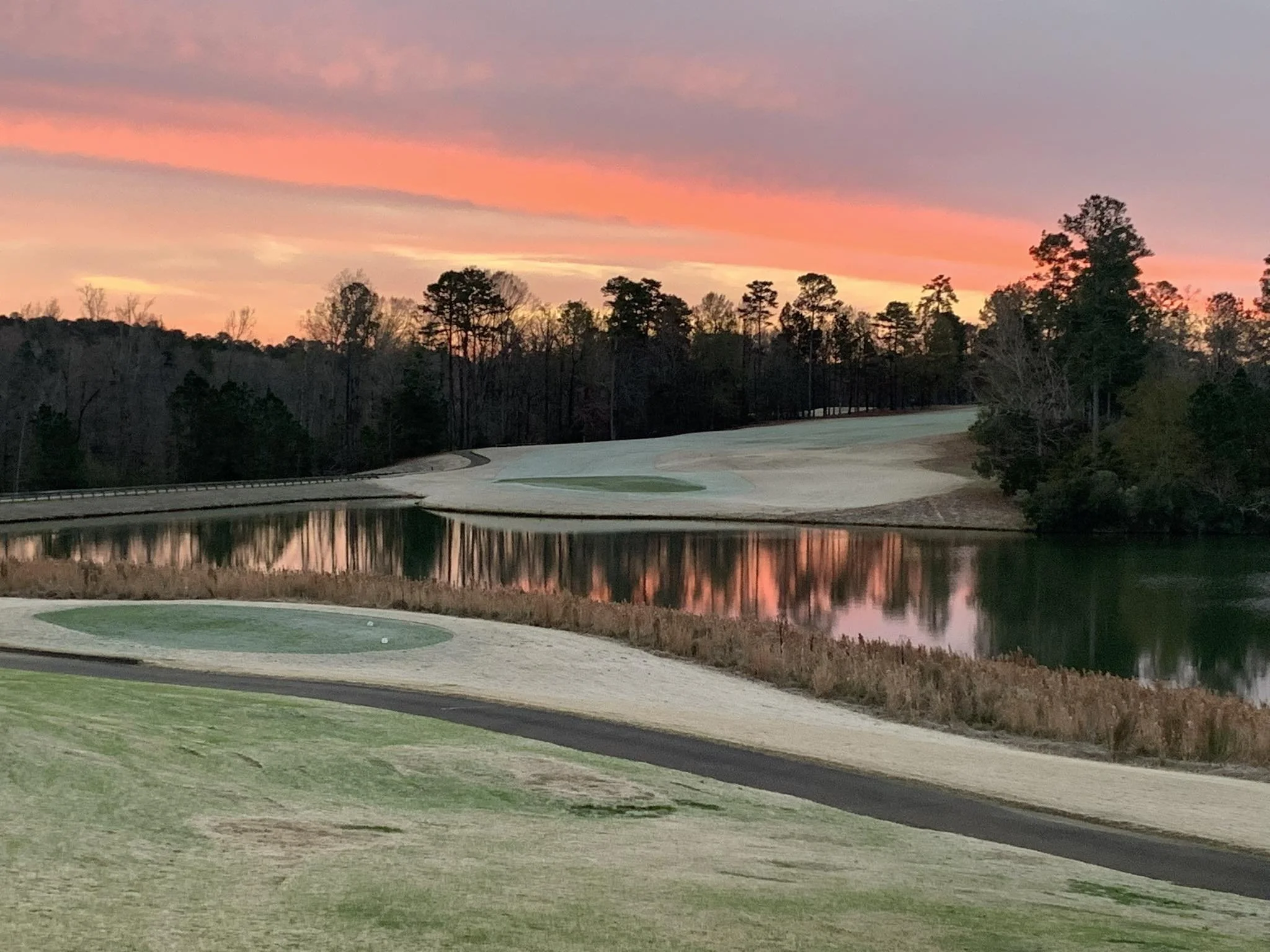 Evening light over Bartram Trail Golf Club